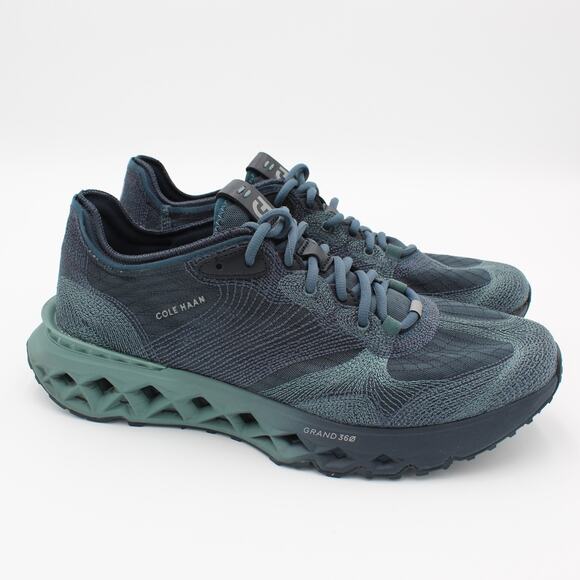 Cole Haan Grand 360 Running Sneaker Mens Size 13 Blue Green Comfort Shoe - Picture 1 of 10